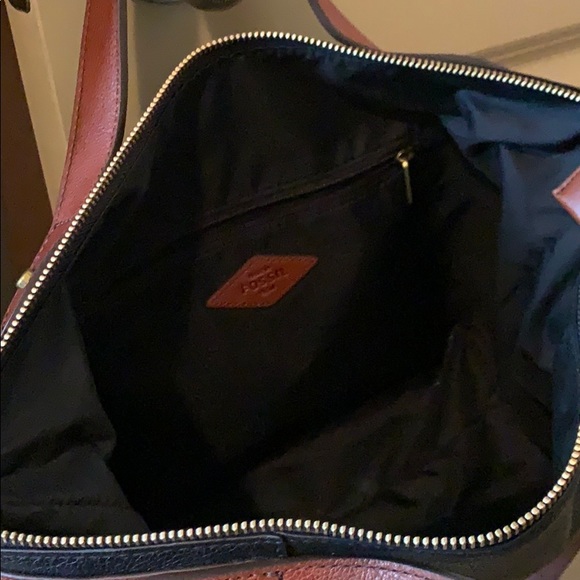 fossil sadie satchel black